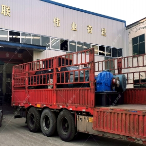 2PG1500x1000超大型對輥破碎制砂機(jī)發(fā)貨 發(fā)往陜西