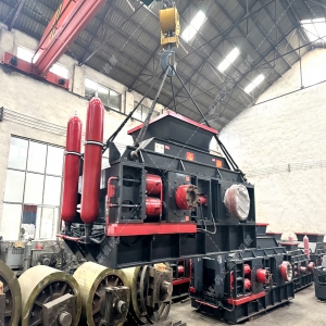 對輥制砂機在河卵石生產線中，如何與給料機、顎破協同？