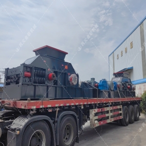 2PG1200x800大型河卵石制砂機設備發貨圖片