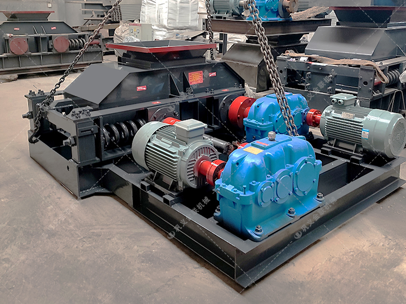 2PG800X600對輥破碎機發貨圖片_發往重慶_鵝卵石制砂